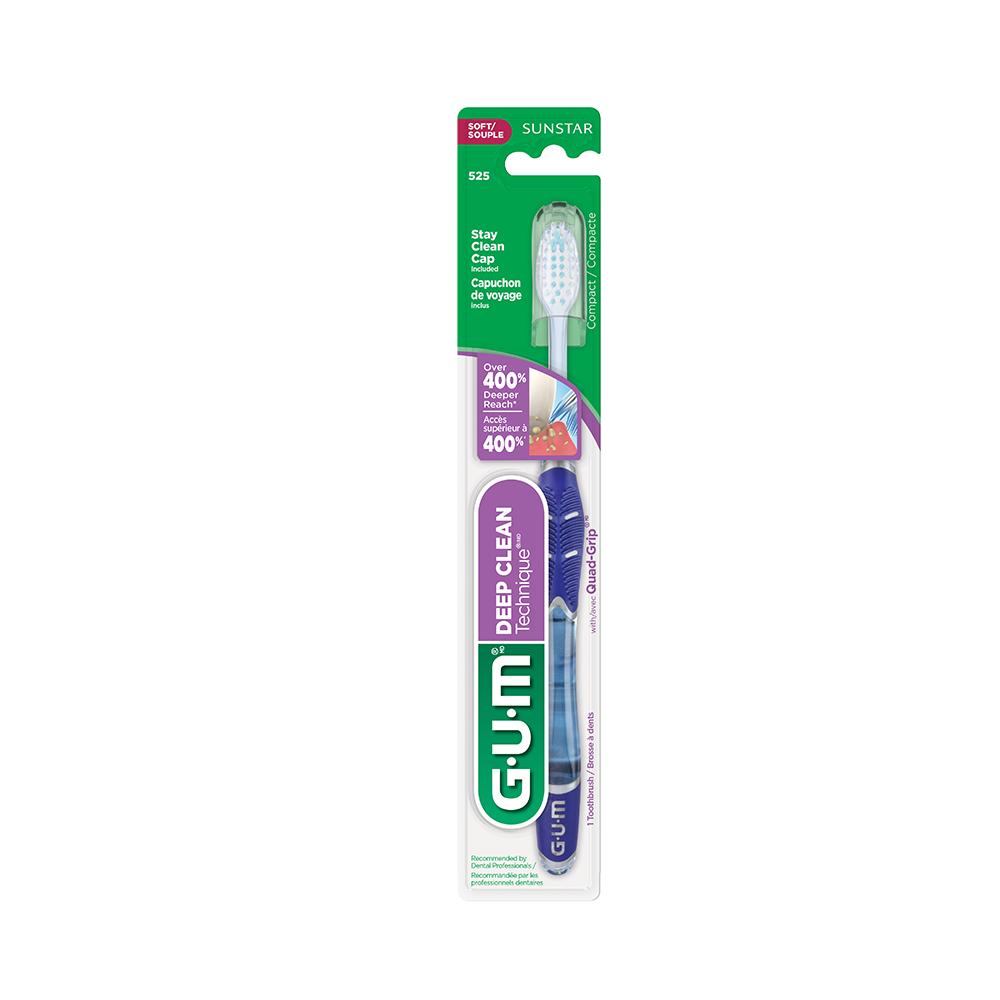 Gum Escova Dental Deep Clean Soft (cores Sortidas)