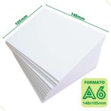 Papel Offset A6 Branco 2000 Folhas Sulfite 75g Chambril Top