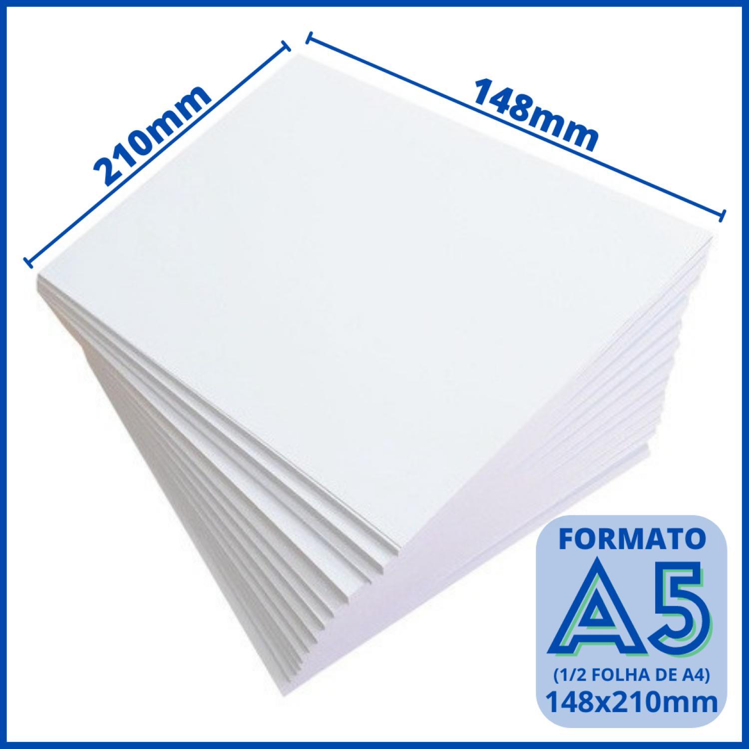 Papel Offset A5 Branco 500 Folhas Sulfite 90g Chambril Top