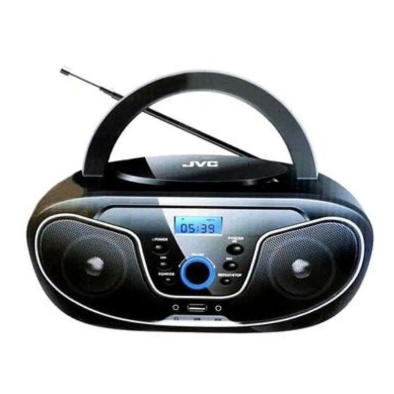 Menor preço em Micro System Portátil Jvc N327 Cd Usb Bluetooth Aux Radio Fm