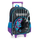 Mochila De Rodinhas Wandinha Violoncelo Preto - Luxcel