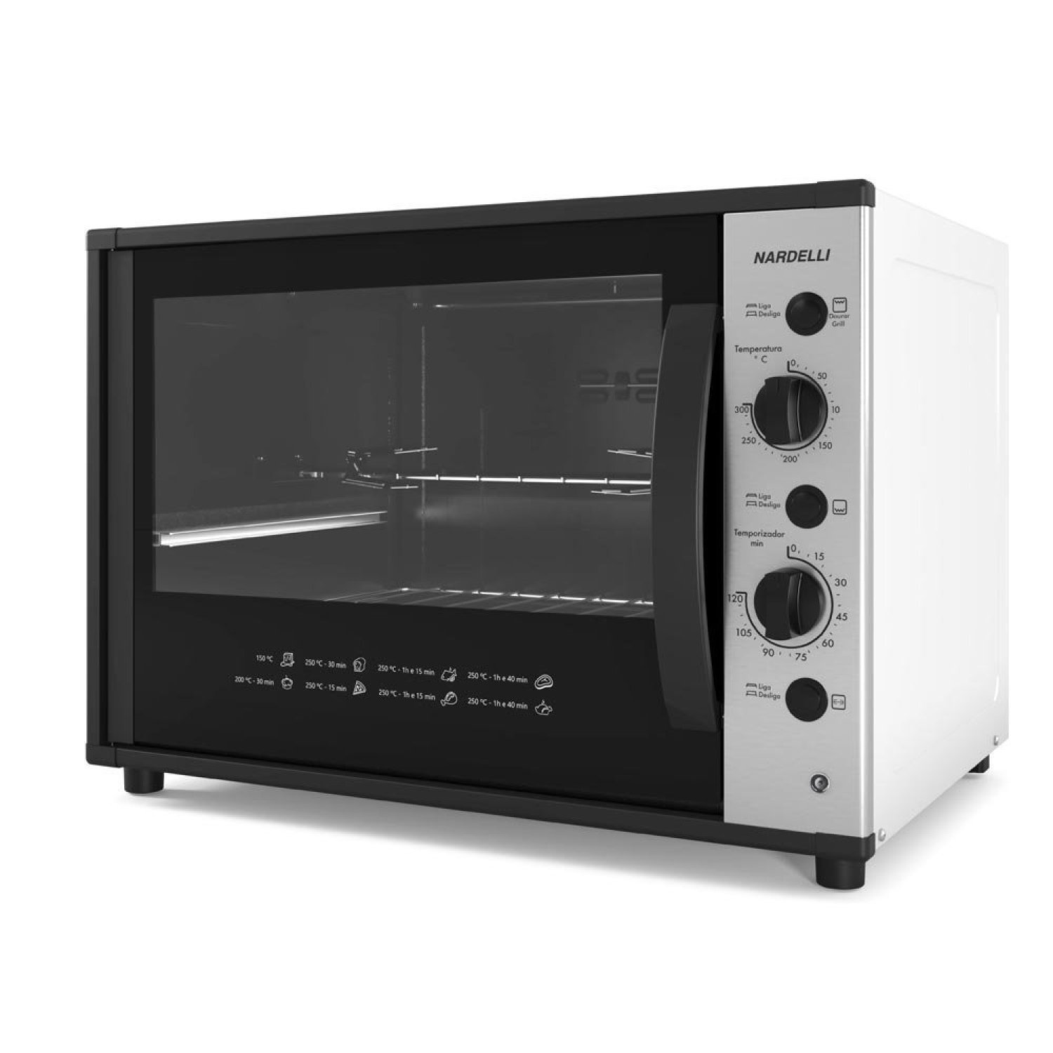 Forno Eletrico Com Espeto Giratorio Smart60 220v Nardelli