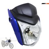 Farol Completo Carenagem Laterais Cg Titan 150 2014 Azul