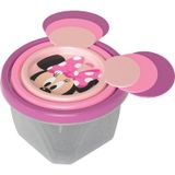 Pote Plástico Conj 3 Potes Conetc Qd Minnie