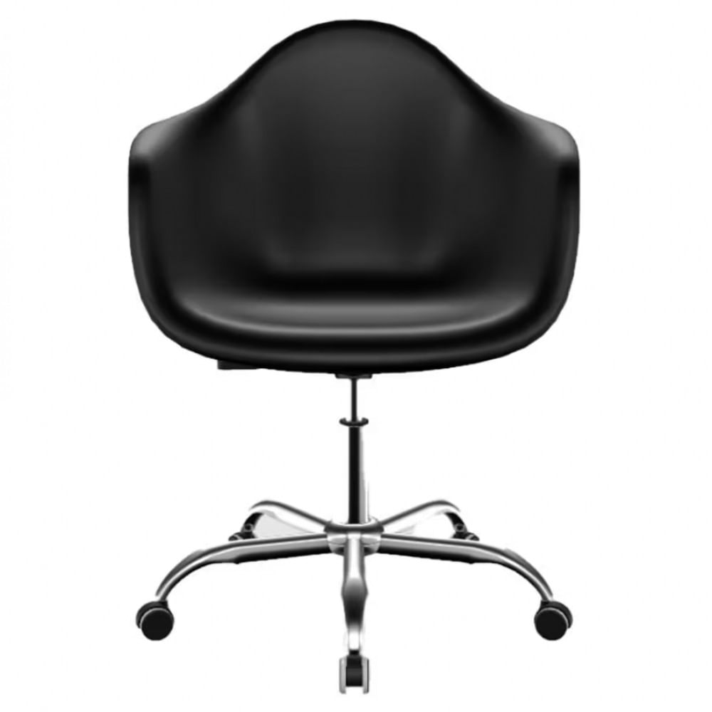 Cadeira De Jantar Seatco Eames Arm Pp Com Regulagem De Altura E Pés Com Rodízios