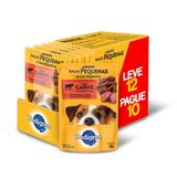 Ração Úmida Pedigree Cães R. Peq Carne 100g Leve 12 Pague 10