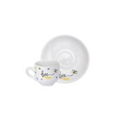 Xicara De Cafe Honey Abelhas 90ml 6pcs Hauskraft