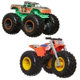 Hot Wheels Monster Truck Tri-to Crush-me Vs Baja - Mattel