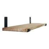 Prateleira De Parede Resistente 100x50x20 De Madeira Para Casa