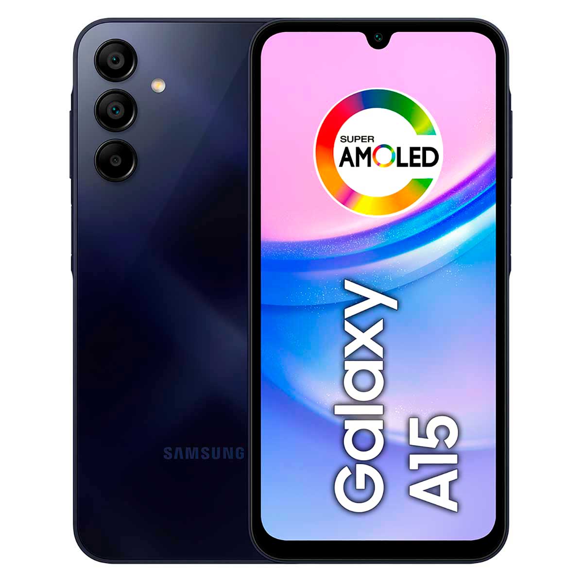 Smartphone Samsung Galaxy A15 128GB Azul Escuro 4G 6,5" 4GB RAM Câmera Tripla 50MP Selfie 13MP Dual Chip Android 14