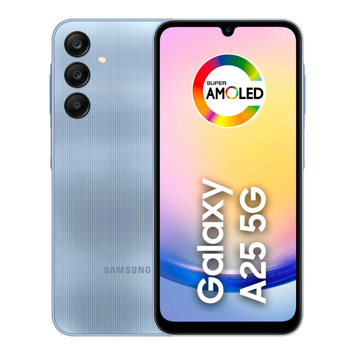 Smartphone Samsung Galaxy A25 256GB Azul 5G 6,5" 8GB RAM Câmera Tripla 50MP Selfie 13MP Dual Chip Android 14