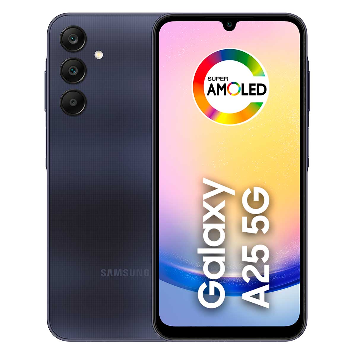 Smartphone Samsung Galaxy A25 256GB Azul Escuro 5G 6,5" 8GB RAM Câmera Tripla 50MP Selfie 13MP Dual Chip Android 14