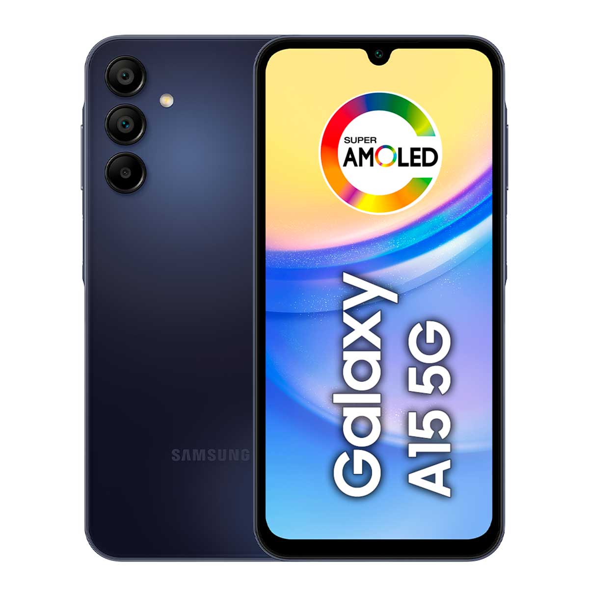 Smartphone Samsung Galaxy A15 128GB Azul Escuro 5G 6,5" 4GB RAM Câmera Tripla 50MP Selfie 13MP Dual Chip Android 14