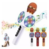 Microfone Speaker Karaoke Usb Led Bluetooth