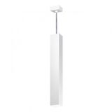 Pendente Viena Quadrado 60 cm Conti Iluminação Branco micro