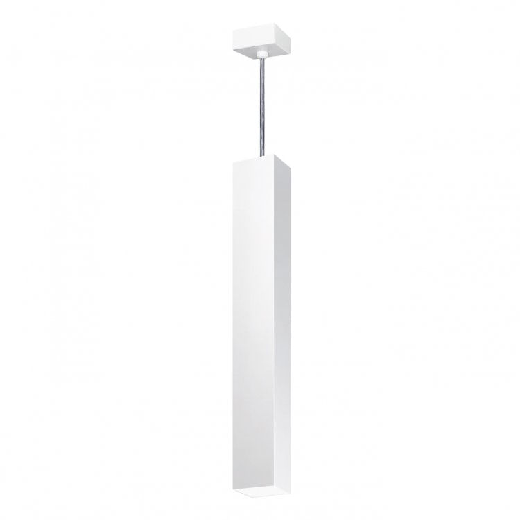 Pendente Viena Quadrado 60 cm Conti Iluminação Branco micro