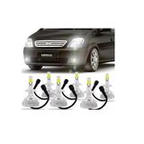 Kit Super Led Meriva Alto Baixo Milha