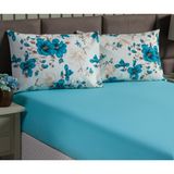 Jogo De Lençol Cama King 3 Peças 180 Fios Floral Tiffany