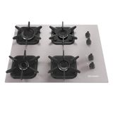 Cooktop Mueller 4 Bocas De Alumínio Com Queimador Ultra Chama Mcg4bk