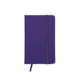 Caderneta Tipo Moleskine Agenda Escrever Estudar 13x8 Bolso Roxo