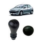 Coifa Câmbio Peugeot 206/ Sw Napa Cinza E Bola Câmbio Preta