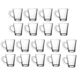 Jogo 18 Xícaras Café Vidro Casual 70ml Class Home