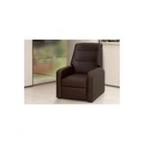 Poltrona Reclinavel Classic Courino Marrom Matrix