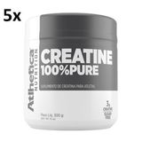 Kit 5X Creatina 100% Pure Pro Series - 300g Natural - Atlhetica Nutrition