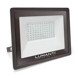 Refletor Led Smart Eco 100w Preto Bivolt 5500k Lumanti