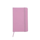 Caderneta Tipo Moleskine Agenda Escrever Estudar 13x8 Bolso Rosa