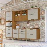 Cozinha Imperatriz 5 Pcs Freijo/off White Nesher