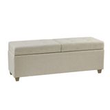 Recamier Bau Paris 1,40m Suede Bege - Clique Decor