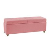 Recamier Bau Paris 1,40m Suede Rose - Clique Decor