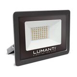 Refletor Led Smart Eco 50w Preto Bivolt 5500k Lumanti