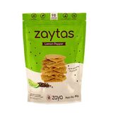 Kit 6x: Biscoito Zaytas Lemon Pepper Sem Glúten Zaya 80g