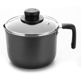 Leiteira Multiflon Gourmet Com Tampa De Vidro 2.4 Litros