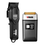 Kit Maquina De Corta Cabelo Wmark Ng 119 + Barbeador Ng 996
