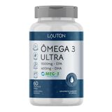 Suplemento Ômega 3 Ultra 1000mg Epa 400mg Dha 60 Caps Lauton
