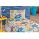 Lençol Infantil Menino Bouti 03 Peças 200 Fios Dino