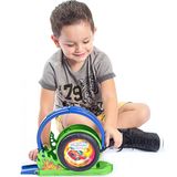 Pista Com Carrinho Radical Looping Com Lançador Mega Pop