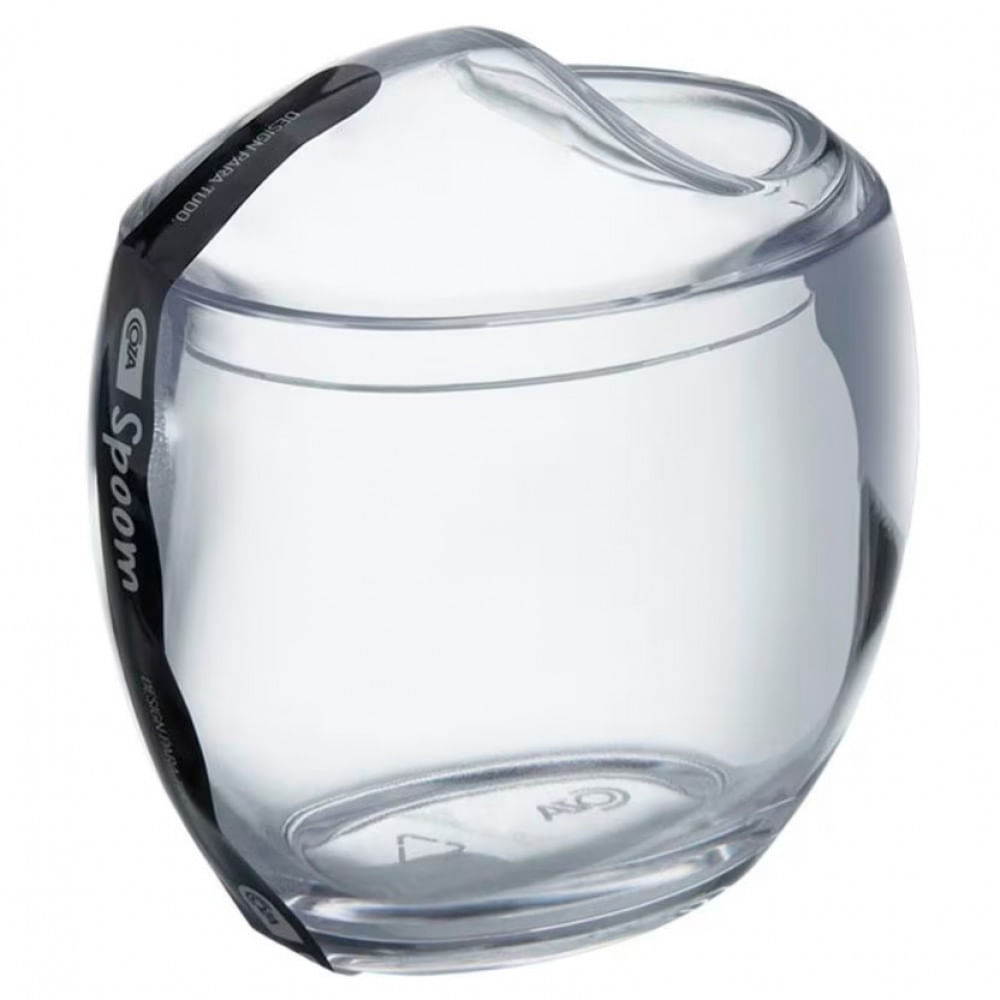 Porta Algodão E Cotonetes Coza Spoom Cristal