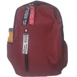 Mochila Escolar Feminina Kit Estojo E Chaveiro Vinho Zc8006