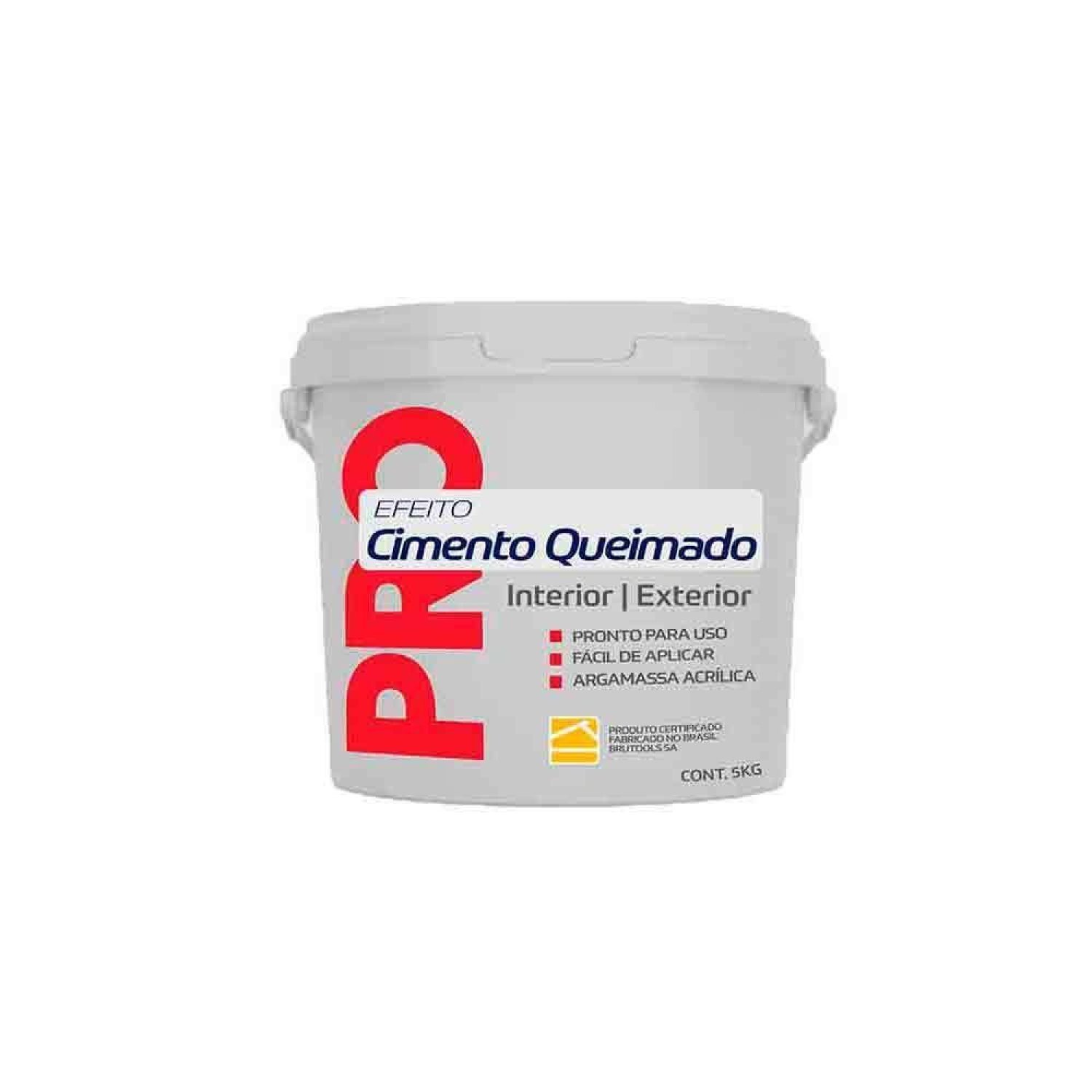 Cimento Queimado Eclipse - 5kg - Brucolor Cinza Escuro