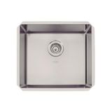 Cuba De Embutir Design Collection Quadrum Undermount Aço Inox Scotch Brite 45 U 45x40 Cm