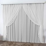 Cortina Mirage 4 Mts Sala Quarto Blackout Voal Trilho Suisso - Gelo