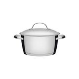 Caçarola Funda Tramontina Allegra Em Aço Inox Com Fundo Triplo 22 Cm 4,2 L Tramontina