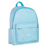 Mochila De Costas Escolar Furadinha Azul - Brw