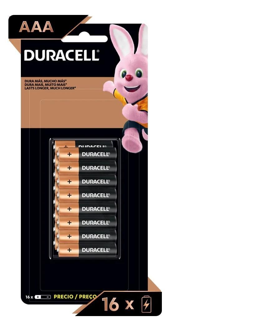 Pilha Aaa Duracell Alcalina Palito Econopack Com 16 Unidades