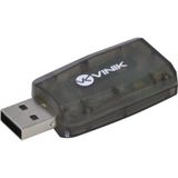 Adaptador Placa De Som Usb 5.1 Canais Virtual Ausb51