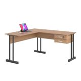 Escrivaninha Para Compuatdor L Com 2 Gavetas Range Montana